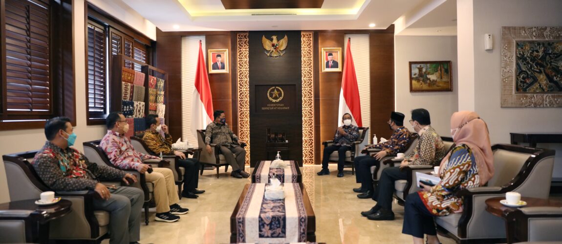 KPPU Melaksanakan Audiensi Ke Kementerian Sekretaris Negara